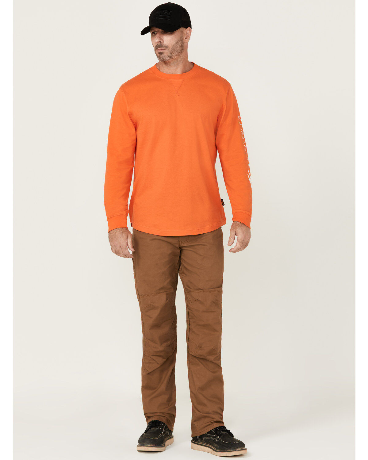 Image #1 - Hawx Men's Xtreme Double Front Ripstop Work Pants, Brown, hi-res
