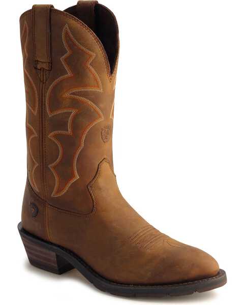 Image #1 - Ariat Ironside Waterproof Pull-On Work Boots - Soft Toe, , hi-res