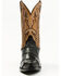 Dan Post Men's Ostrich Leg Exotic Western Boot - Snip Toe, Black, hi-res