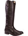 Image #1 - Frye Women's Melissa Button Riding Boots - Round Toe, Black, hi-res