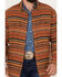 Image #3 - Pendleton Men's Striped Sherpa-Lined Snap Western Shirt Jacket, Brown, hi-res