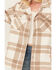 Image #3 - 26 International Women's Plaid Print Shacket, Tan, hi-res