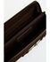 Image #3 - Shyanne Women's Riley Full Zip Tooled Leather Horse Bit Wallet, Dark Brown, hi-res