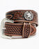 Justin Men's San Jacinto Western Belt, Brown, hi-res