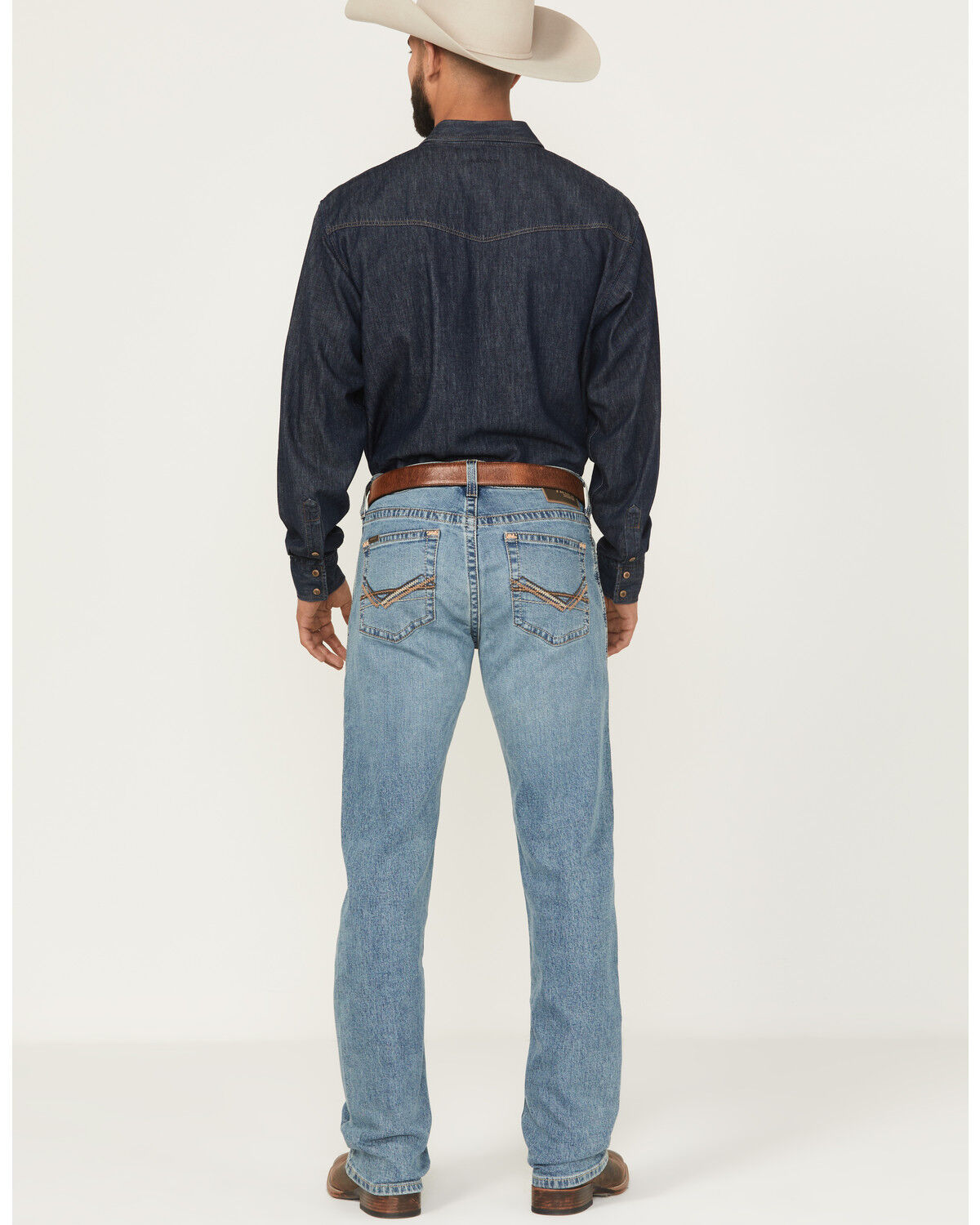 Product Name:  Ariat Men's M2 Logan Bennet Medium Wash Relaxed Bootcut Stretch Denim Jeans