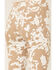 Image #4 - Saints & Hearts Women's Cow Print High Rise Raw Hem Flare Jeans, Taupe, hi-res