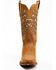 Image #4 - Laredo Women's Eagle Cut-Out Western Boots - Snip Toe, Honey, hi-res