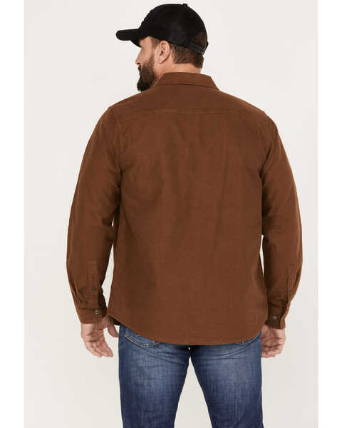 Image #4 - North River Men's Moleskin Western Shirt Jacket, Brown, hi-res