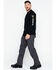 Image #6 - Hawx Men's Logo Crew Long Sleeve Work T-Shirt, Black, hi-res