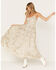 Free People Women's Charlie Floral Print Bustier Dress, Ivory, hi-res