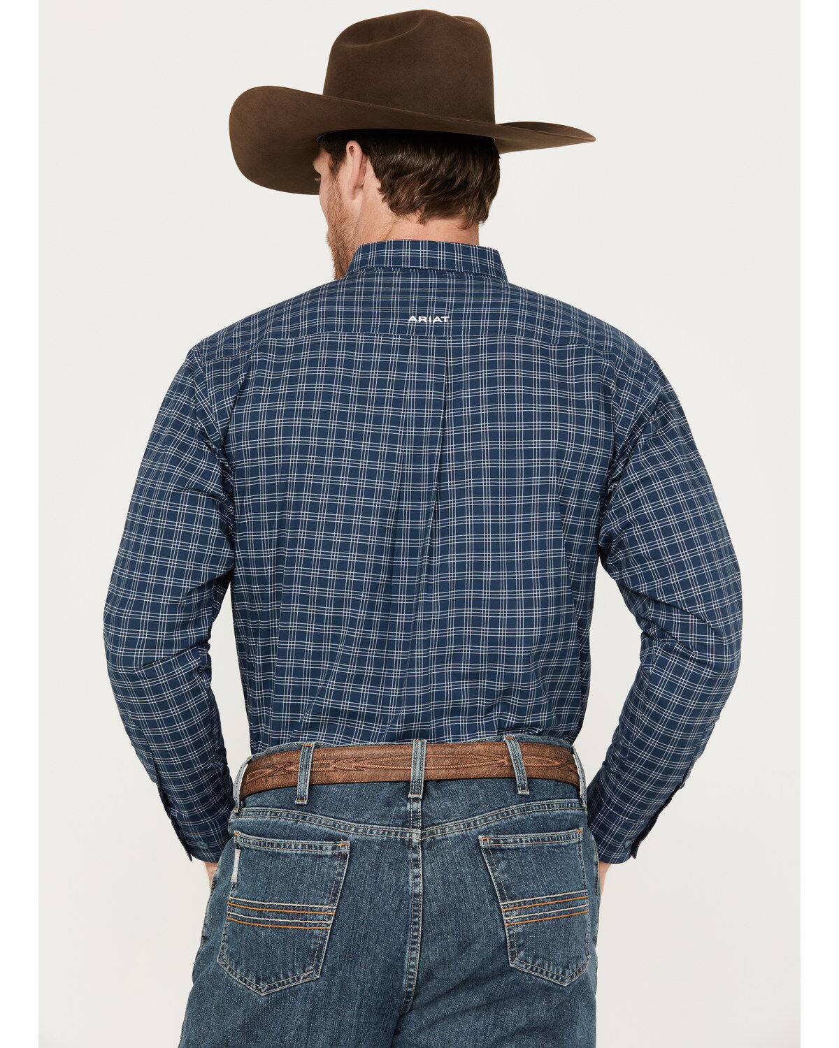Image #4 - Ariat Men's Pro Series Karim Classic Fit Long Sleeve Button Down Western Shirt, , hi-res