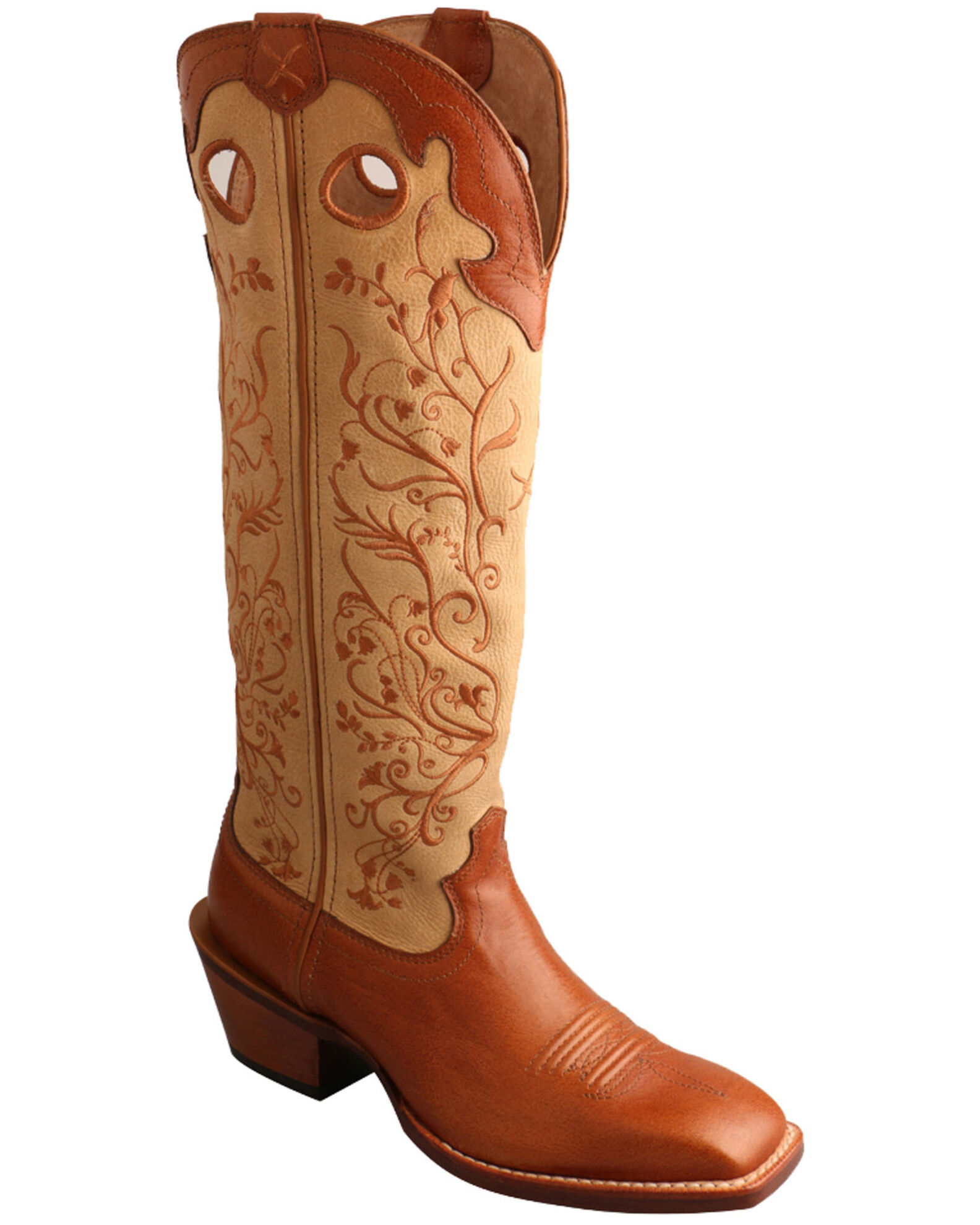 Twisted X Women s Buckaroo Western Boots Broad Square Toe Boot Barn