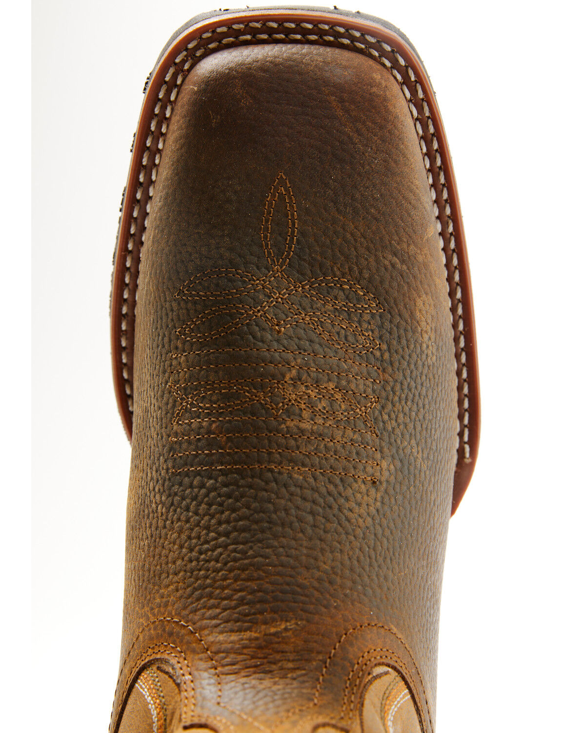 Image #6 - Laredo Men's Cullen Western Boots - Broad Square Toe, Brown, hi-res