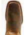 Image #6 - Laredo Men's Cullen Western Boots - Broad Square Toe, Brown, hi-res