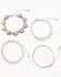 Image #1 - Shyanne Women's Heart Station Bracelet Set - 4 Piece, Silver, hi-res