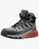 Image #2 - Keen Men's Targhee Blur Waterproof Work Boots - Carbon Toe, Black/grey, hi-res