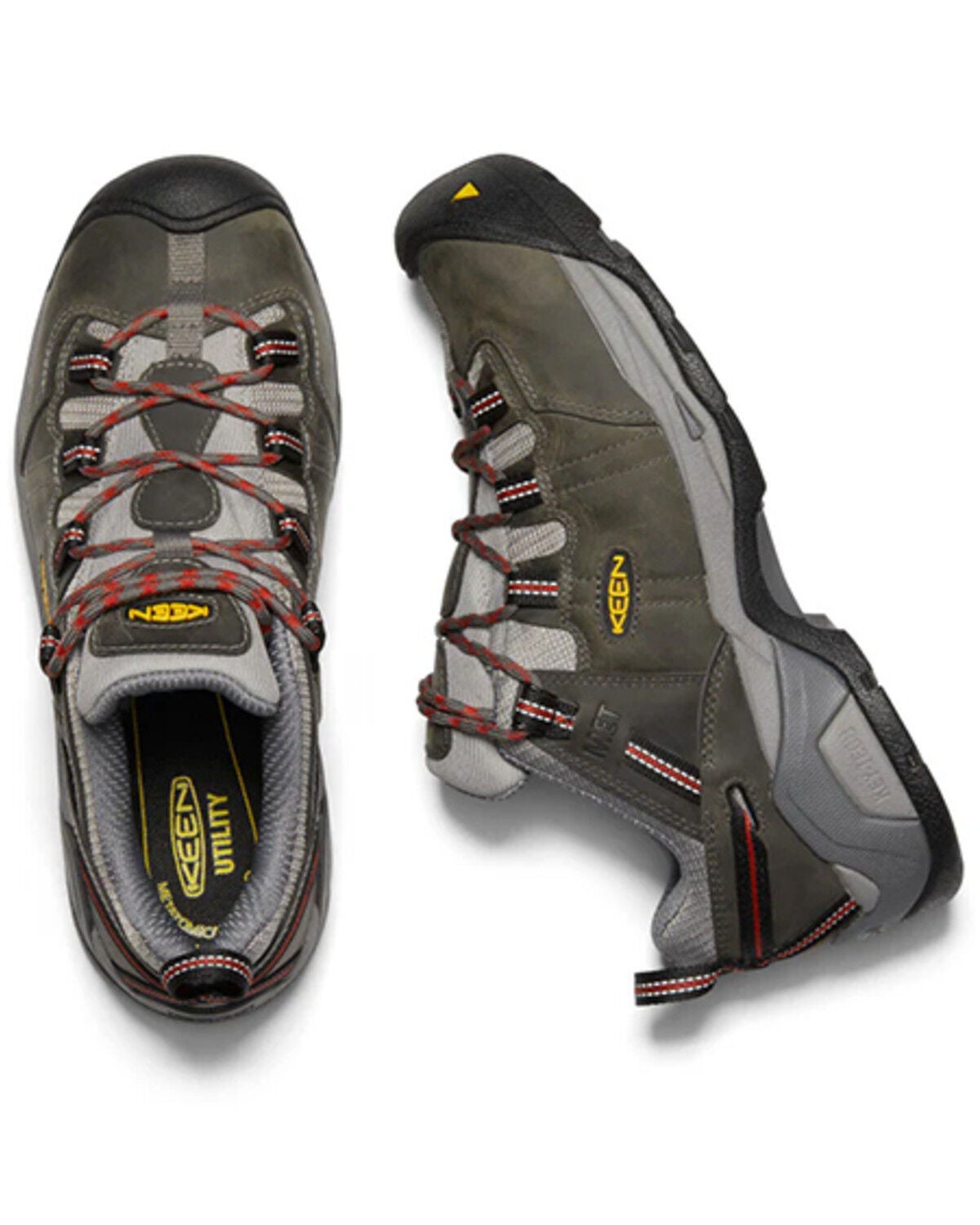 Image #3 - Keen Men's Detroit Hiking Boots - Soft Toe, Grey, hi-res