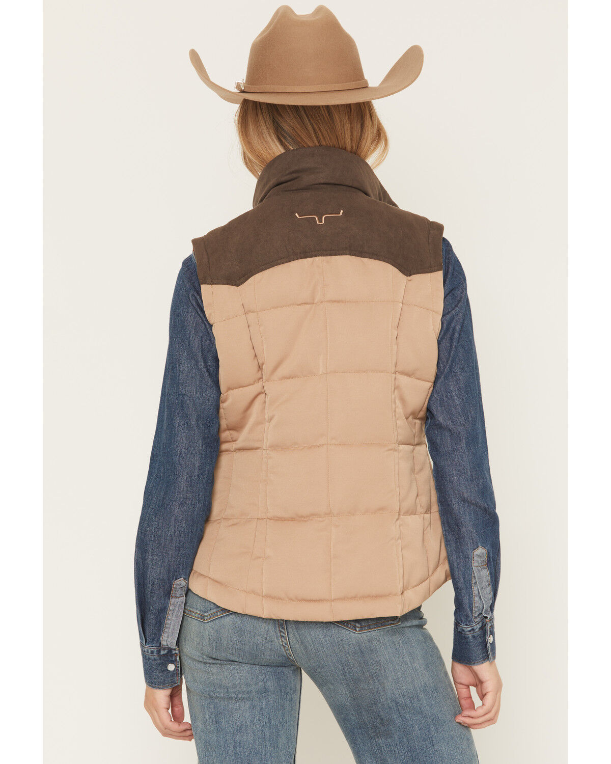 Image #4 - Kimes Ranch Women's Lenora Zip-Up Puffer Vest, Tan, hi-res