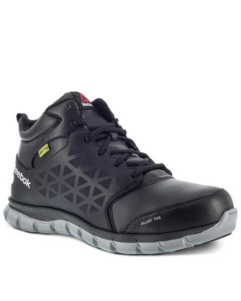Reebok Women's Sublite Met Guard Work Shoes - Alloy Toe, Black, hi-res