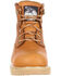 Image #4 - Georgia Men's Steel Toe Wedge 6" Work Boots, Brown, hi-res