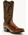 Image #1 - Dan Post Men's Marco Exotic Full Quill Ostrich Tall Western Boots - Square Toe, Brass, hi-res