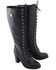 Image #10 - Milwaukee Leather Women's Lace To Toe Boots - Round Toe, Black, hi-res