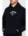 Jack Daniel's Men's Logo Hooded Sweatshirt , Black, hi-res