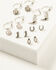 Image #1 - Shyanne Women's Moonbeam Western Earrings Set - 6 Piece, Silver, hi-res