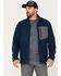 Image #1 - Brothers and Sons Men's Polar Fleece Zip Jacket, Blue, hi-res