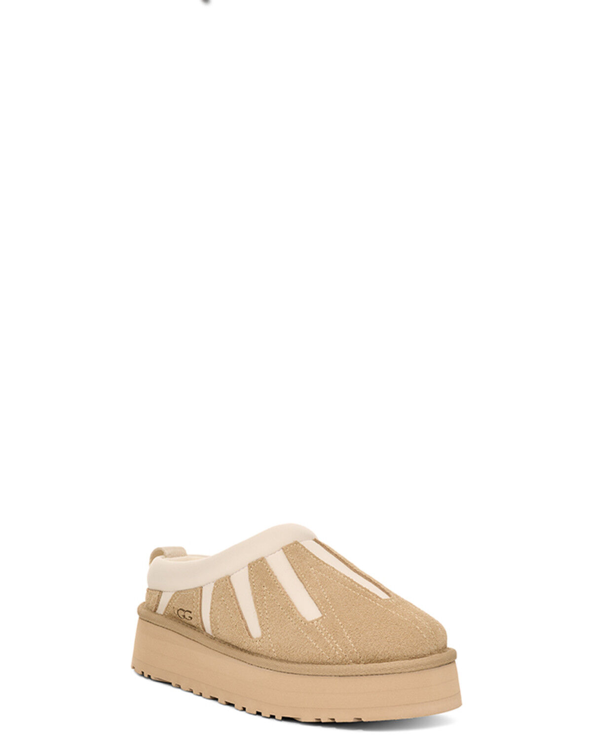 Image #1 - UGG Women's Tazz Sunwave Platform Slippers, Tan, hi-res