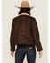 Image #4 - Shyanne Women's Shearling Lined Faux Suede Jacket, Dark Brown, hi-res