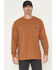 Image #2 - Carhartt Men's Loose Fit Heavyweight Longhorn Long Sleeve Graphic Work Shirt, Brown, hi-res