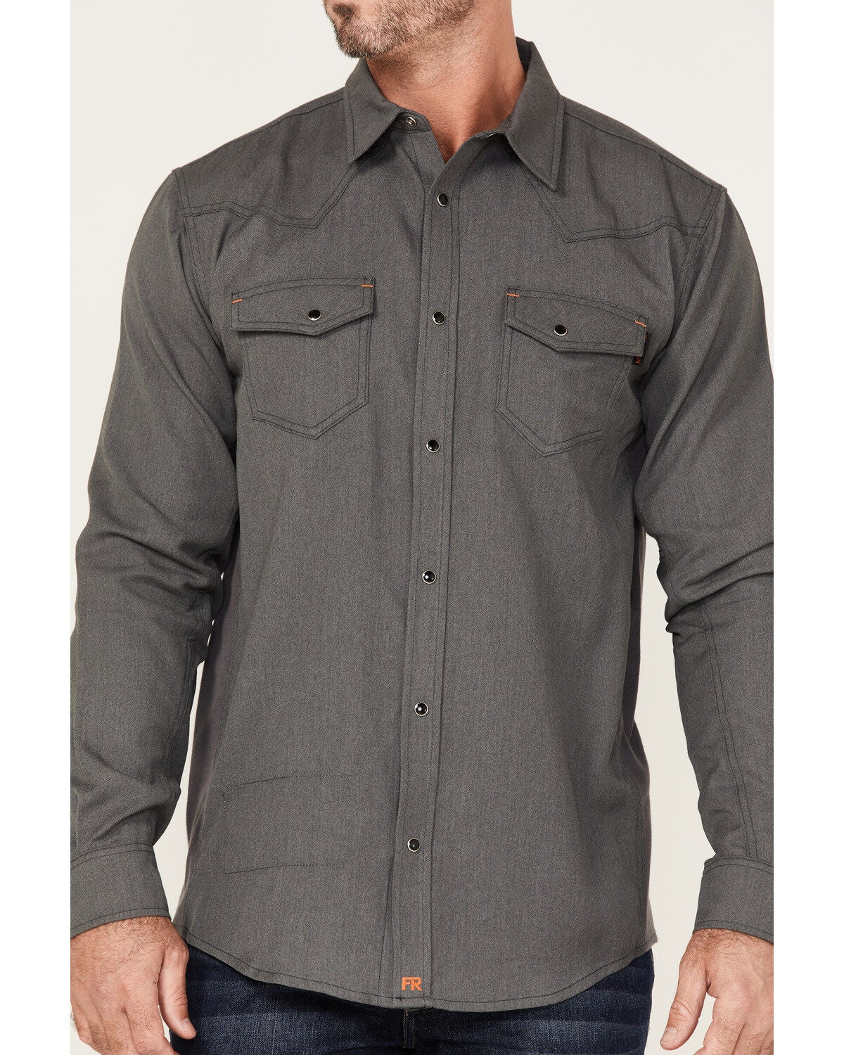 Image #3 - Cody James Men's FR Vented Long Sleeve Button-Down Work Shirt, , hi-res