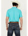 Image #4 - Ariat Men's VenTek Outbound Solid Short Sleeve Button-Down Performance Western Shirt, Turquoise, hi-res