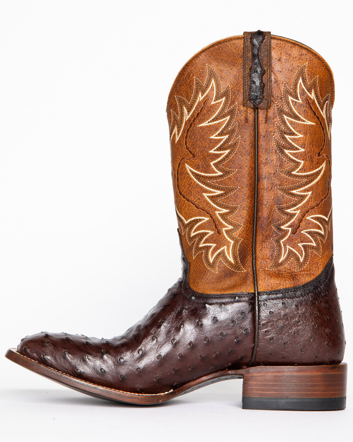 Image #3 - Cody James Men's Ostrich Tobacco Exotic Boots - Wide Square Toe , , hi-res