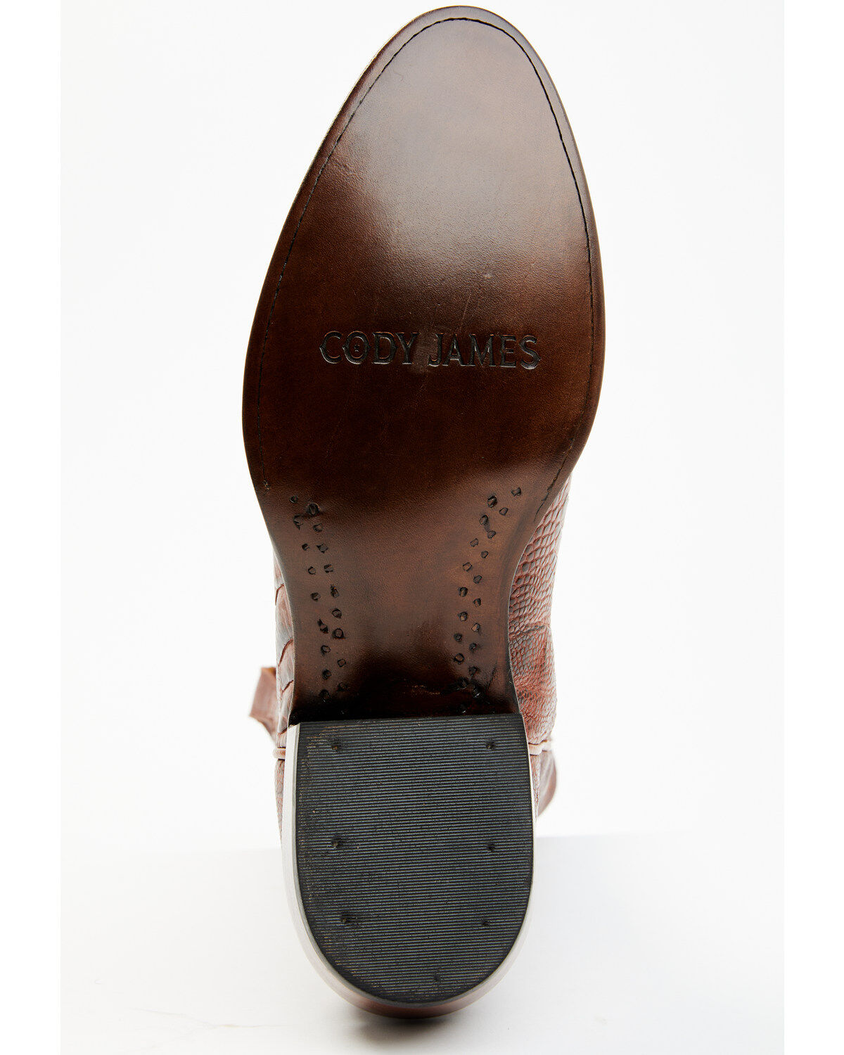 Image #7 - Cody James Men's Exotic Ostrich Western Boots - Round Toe, Red, hi-res