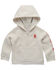 Image #1 - Carhartt Toddler Girls' Long Sleeve Half-Zip Hooded Pullover, Off White, hi-res