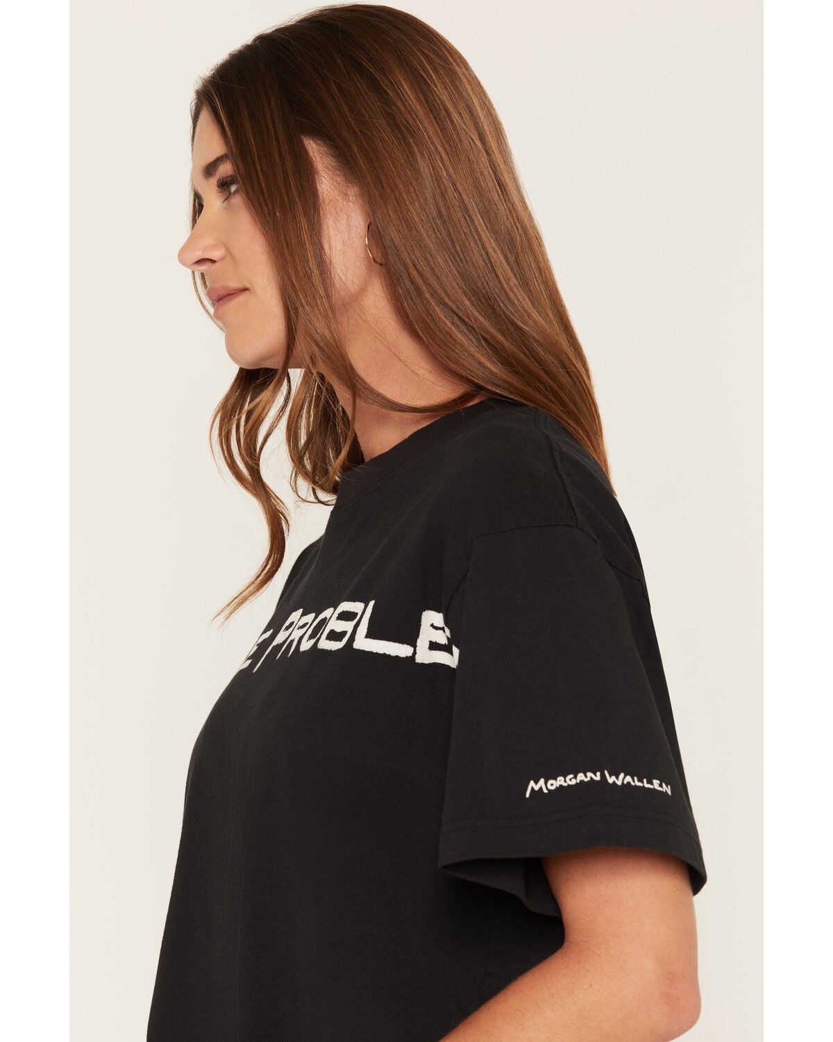 Image #2 - Morgan Wallen Women's I'm The Problem Short Sleeve Graphic Tee, Black, hi-res