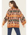 Image #4 - Wrangler Retro Women's Southwestern Button-Down Cardigan, Mustard, hi-res