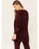Image #3 - Free People Women's Around The Clock Jogger Sweatpants, Wine, hi-res