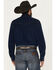 Image #4 - Wrangler Retro Men's Solid Corduroy Long Sleeve Snap Western Shirt, Navy, hi-res