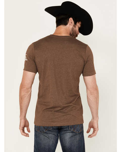 Image #4 - Red Dirt Hat Men's Copper Southwestern Print Logo Short Sleeve Graphic T-Shirt, Brown, hi-res