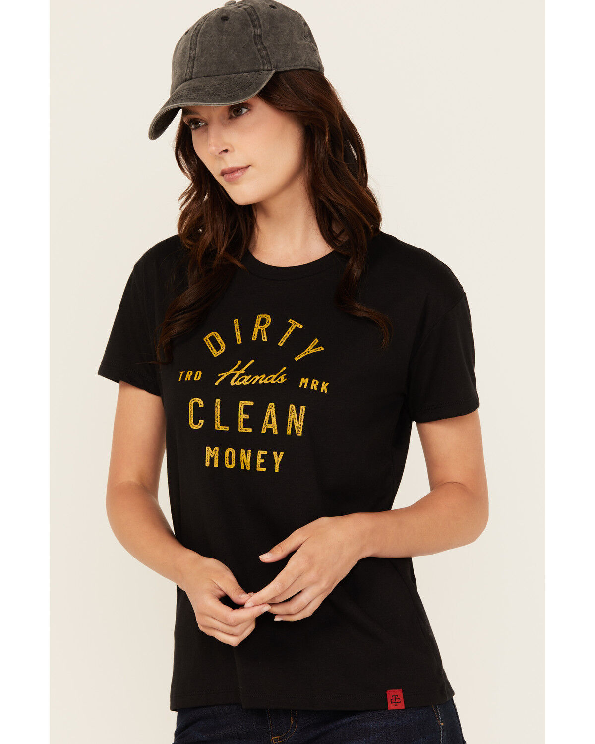 Image #2 - Troll Co Women's Juno Short Sleeve Graphic T-Shirt, Black, hi-res