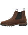 Image #3 - Rocky Men's Legacy 32 Twin Gore Western Work Chelsea Boots - Square Toe, Dark Brown, hi-res