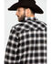 Image #5 - Outback Trading Co. Men's Rogan Performance Flannel Shirt, Brown, hi-res