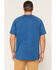 Image #4 - Carhartt Men's Delmont Force&reg; Short Sleeve T-Shirt, Light Blue, hi-res