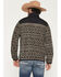Image #3 - Ariat Men's Basis Southwest 1/4 Zip-Up Fleece Pullover - Big, Black, hi-res