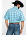 Image #2 - Wrangler 20X Men's Advanced Comfort Plaid Print Long Sleeve Western Shirt, , hi-res