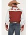 Image #4 - Scully Men's Floral Embroidered Long Sleeve Snap Western Shirt, Mauve, hi-res