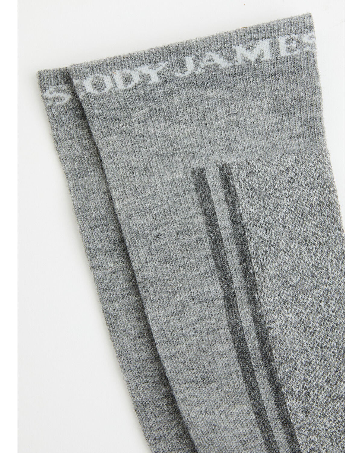 Image #2 - Cody James Men's RodeoTech Compression Crew Socks, Charcoal, hi-res